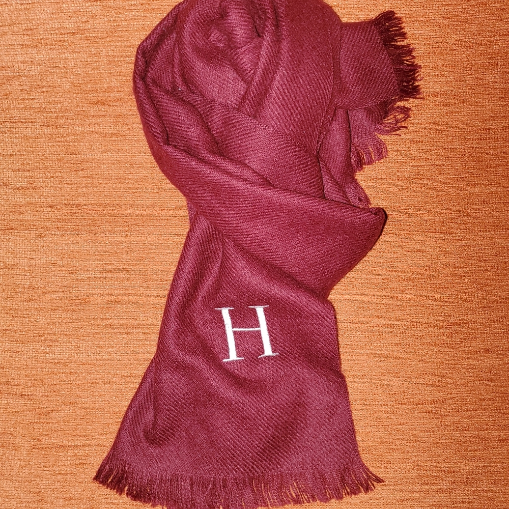 Monogram Letter H Scarf